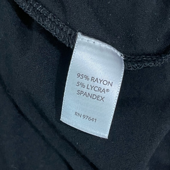 J. Jill Black Open Front Stretch Draped Cardigan Size 1XL - Picture 6 of 10